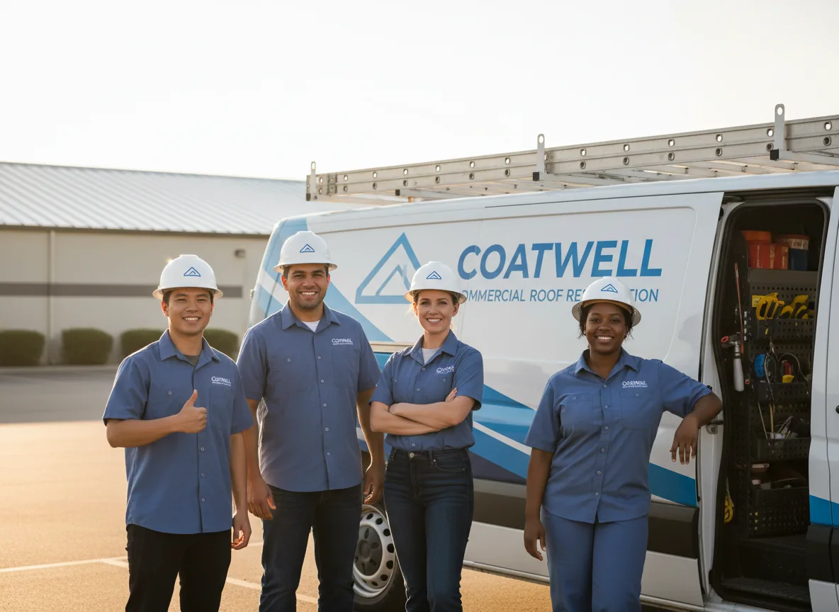 Commercial roof coating company in Little Cedar, IA